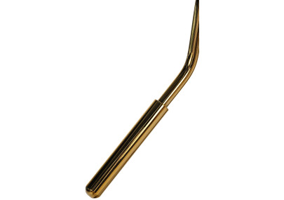 Taburete de bar Braga de terciopelo dorado, verde oscuro