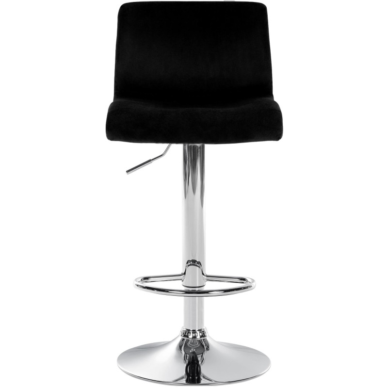 Taburete de bar Hoover Velvet C, negro