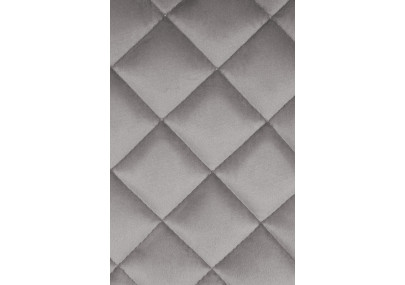 Tabouret de bar Kasson en velours gris