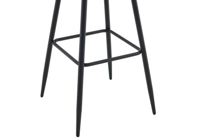 Set di 2 sgabelli da bar Dartford, tessuto grigio