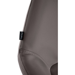 Set di 2 sgabelli da bar Braga Gold in similpelle marrone