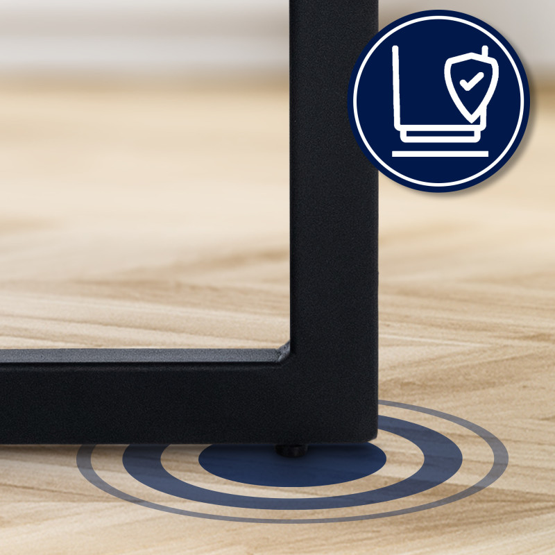 Tabouret de bar en velours Hopewell B crème