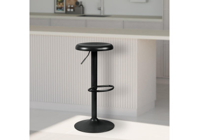 Tabouret de bar Williston, noir