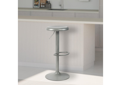 Tabouret de bar argenté Williston