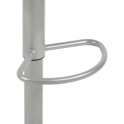 Tabouret de bar argenté Williston