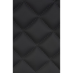 Tabouret de bar Kasson, similicuir, noir