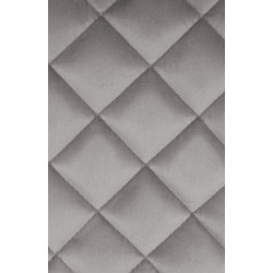 Tabouret de bar Kasson en velours gris