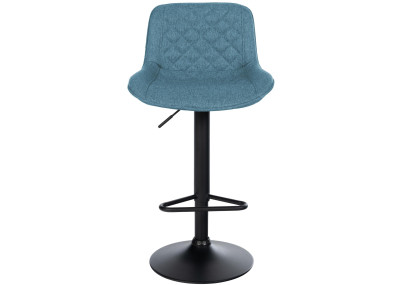 Banqueta de bar Kasson, tecido azul