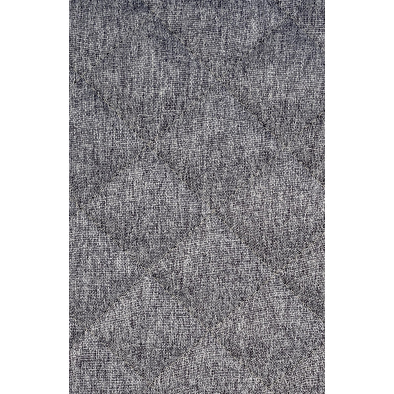 Tabouret de bar Kasson, tissu gris