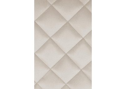 Conjunto de 2 banquetas de bar Kasson em veludo creme.