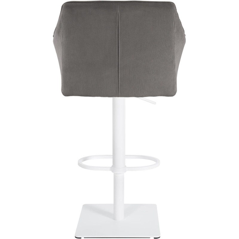 Tabouret de bar Damaso W Cord taupe