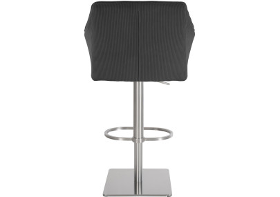 Taburete de bar Damaso E Cord gris oscuro