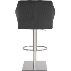 Sgabello bar Damaso E Cord grigio scuro