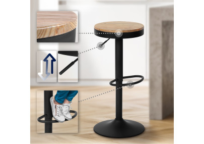 Tabouret de bar Pitas Natura