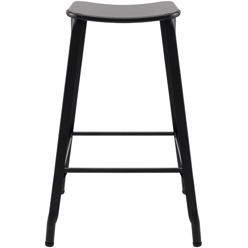 Tabouret de bar pivoine noir