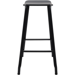 Tabouret de bar noir pivoine
