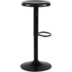 Conjunto de 2 banquetas de bar Williston, pretas