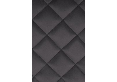 Lot de 2 tabourets de bar Kasson en velours noir