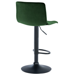 Tabouret de bar en velours Hoover, vert
