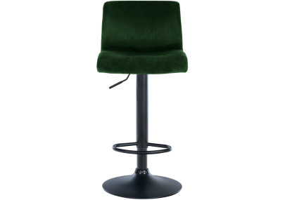 Banqueta de bar Hoover em veludo verde