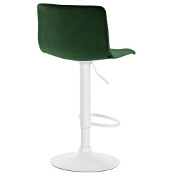Tabouret de bar en velours Hoover, vert
