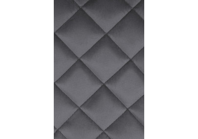 Conjunto de 2 taburetes de bar Kasson de terciopelo gris oscuro