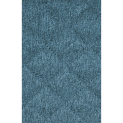 Ensemble de 2 tabourets de bar en tissu Kasson bleu