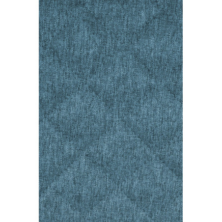 Conjunto de 2 bancos de bar em tecido Kasson azul