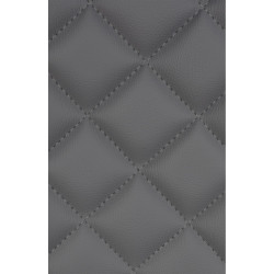 Ensemble de 2 tabourets de bar Kasson en similicuir gris