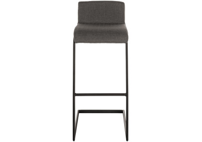 Ensemble de 2 tabourets de bar Newport B, tissu gris foncé