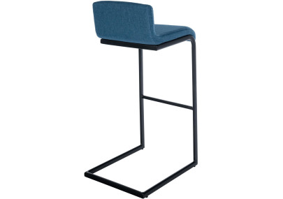 Ensemble de 2 tabourets de bar Newport B, tissu bleu