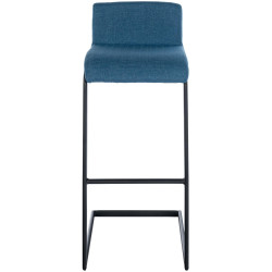 Ensemble de 2 tabourets de bar Newport B, tissu bleu