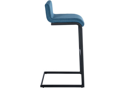 Ensemble de 2 tabourets de bar Newport B, tissu bleu