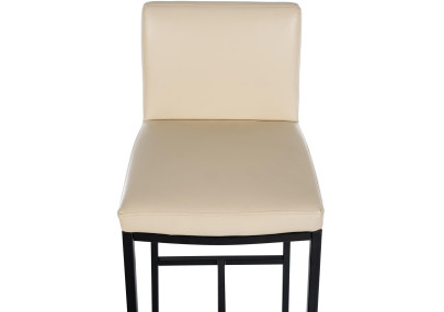 Lot de 2 tabourets de bar Freeport, similicuir, B, crème