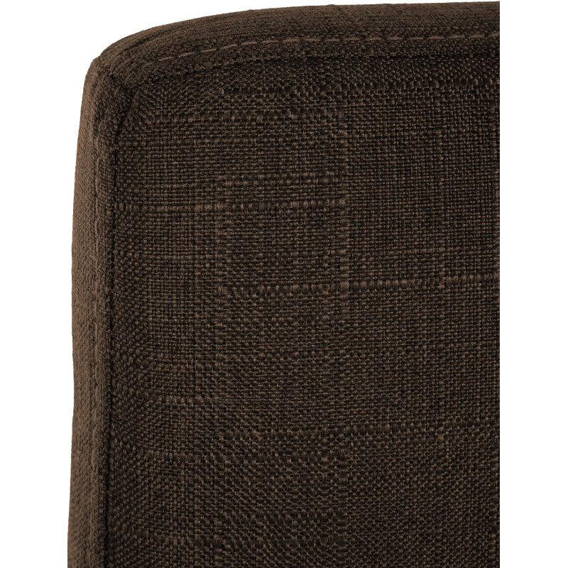 Ensemble de 2 tabourets de bar Freeport en tissu B brun