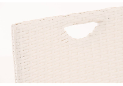 Tabouret de bar blanc crème Mari blanc