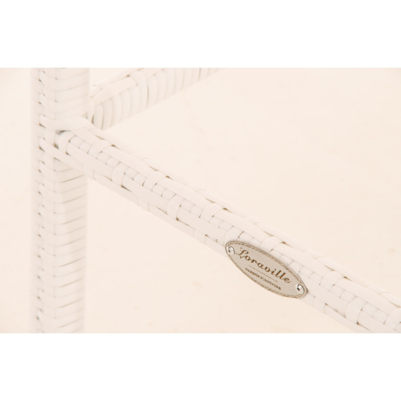 Taburete de bar creme branco Mari branco