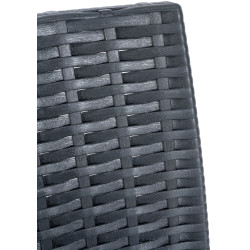 Ensemble de 4 tabourets de bar Jamaica gris foncé