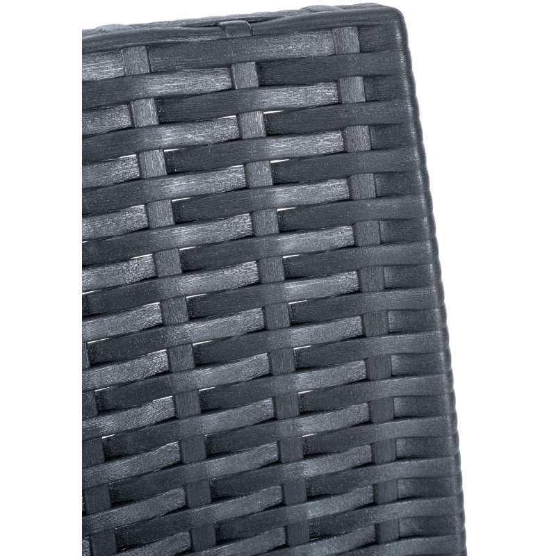 Ensemble de 4 tabourets de bar Jamaica gris foncé