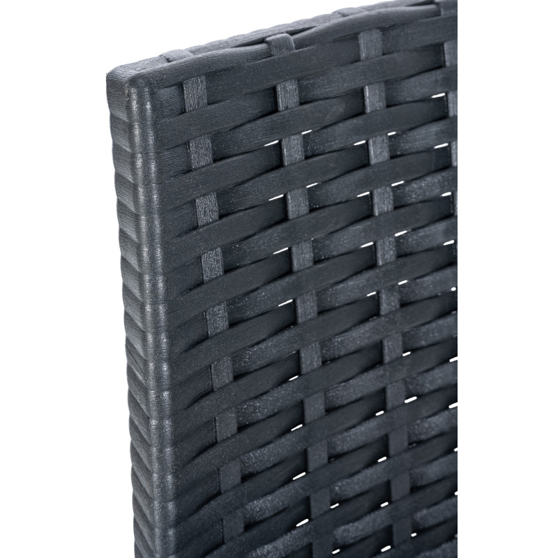 Ensemble de 4 tabourets de bar Jamaica gris foncé