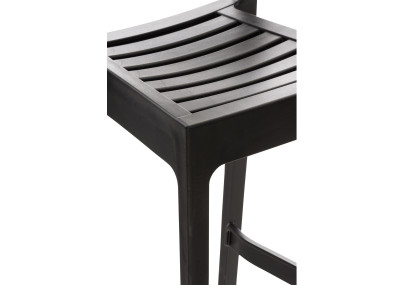 Conjunto de 4 bancos de bar Ares preto