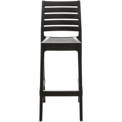 Conjunto de 4 taburetes de bar Ares negro