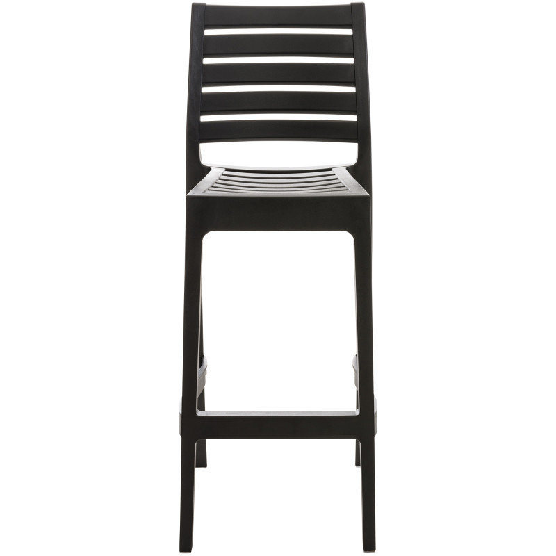 Conjunto de 4 bancos de bar Ares preto