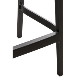 Ensemble de 4 tabourets de bar Ares noir