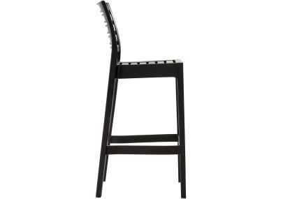 Conjunto de 4 bancos de bar Ares preto