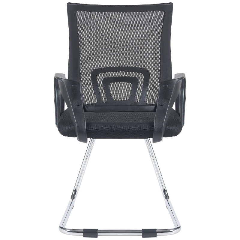 Chaise visiteur Eureka, noire