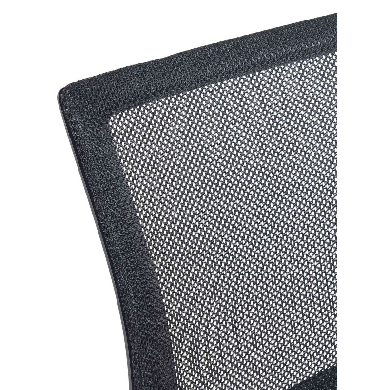 Chaise visiteur Eureka, noire