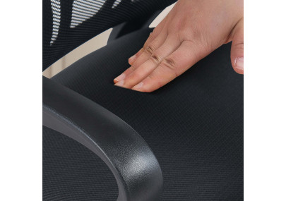 Chaise visiteur Eureka noire