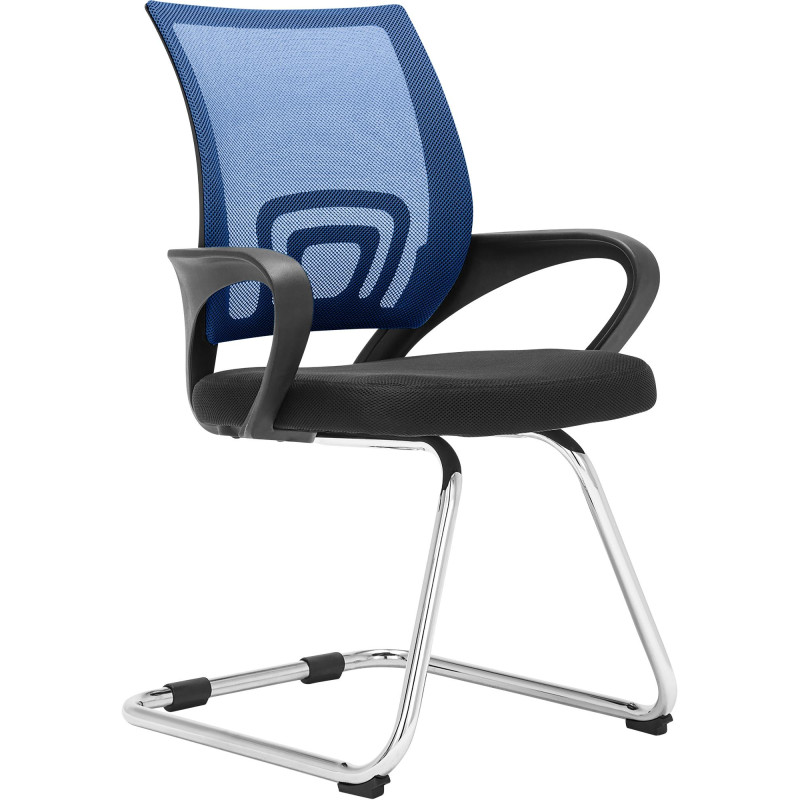 Chaise visiteur Eureka bleue