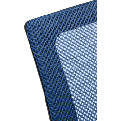 Chaise visiteur Eureka bleue